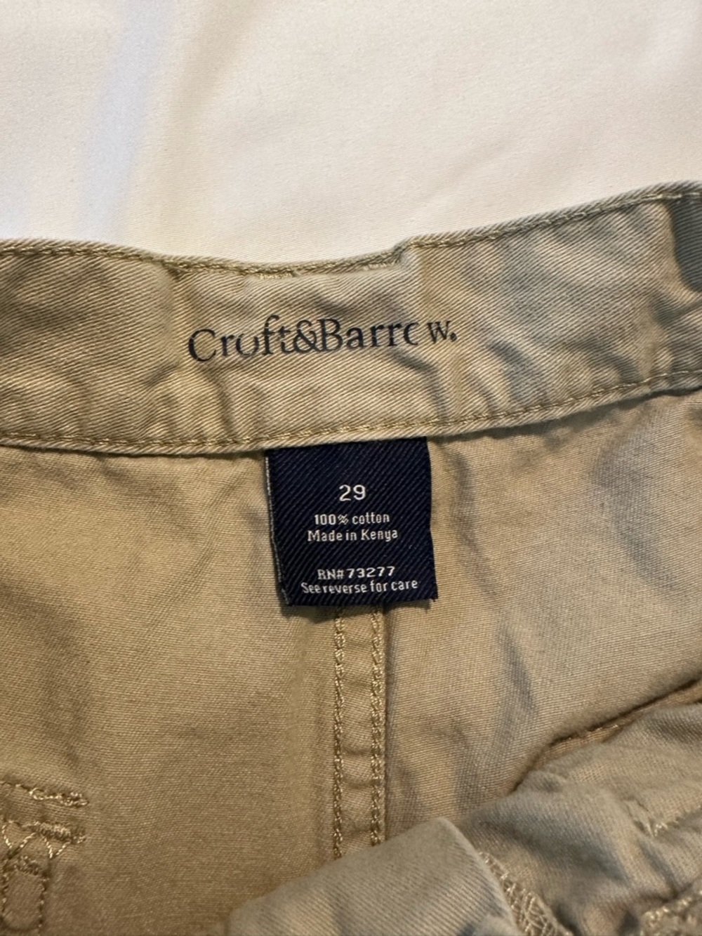 Women's Khaki Cargo Shorts - Picture 3 of 6